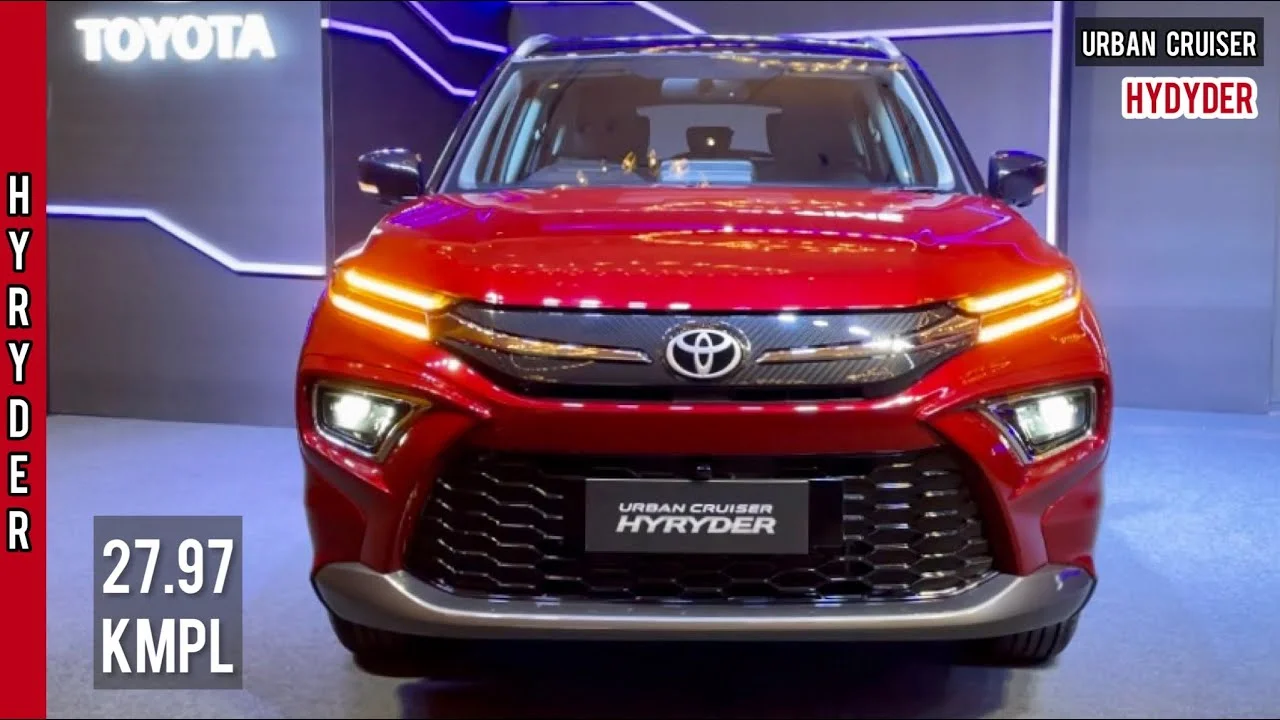 maxresdefault 2024 01 04T005915.826 आ गया मार्केट में fortuner का छोटा भाई Toyota hyryder. कमाल के है फीचर्स । जाने क्या है कीमत ।