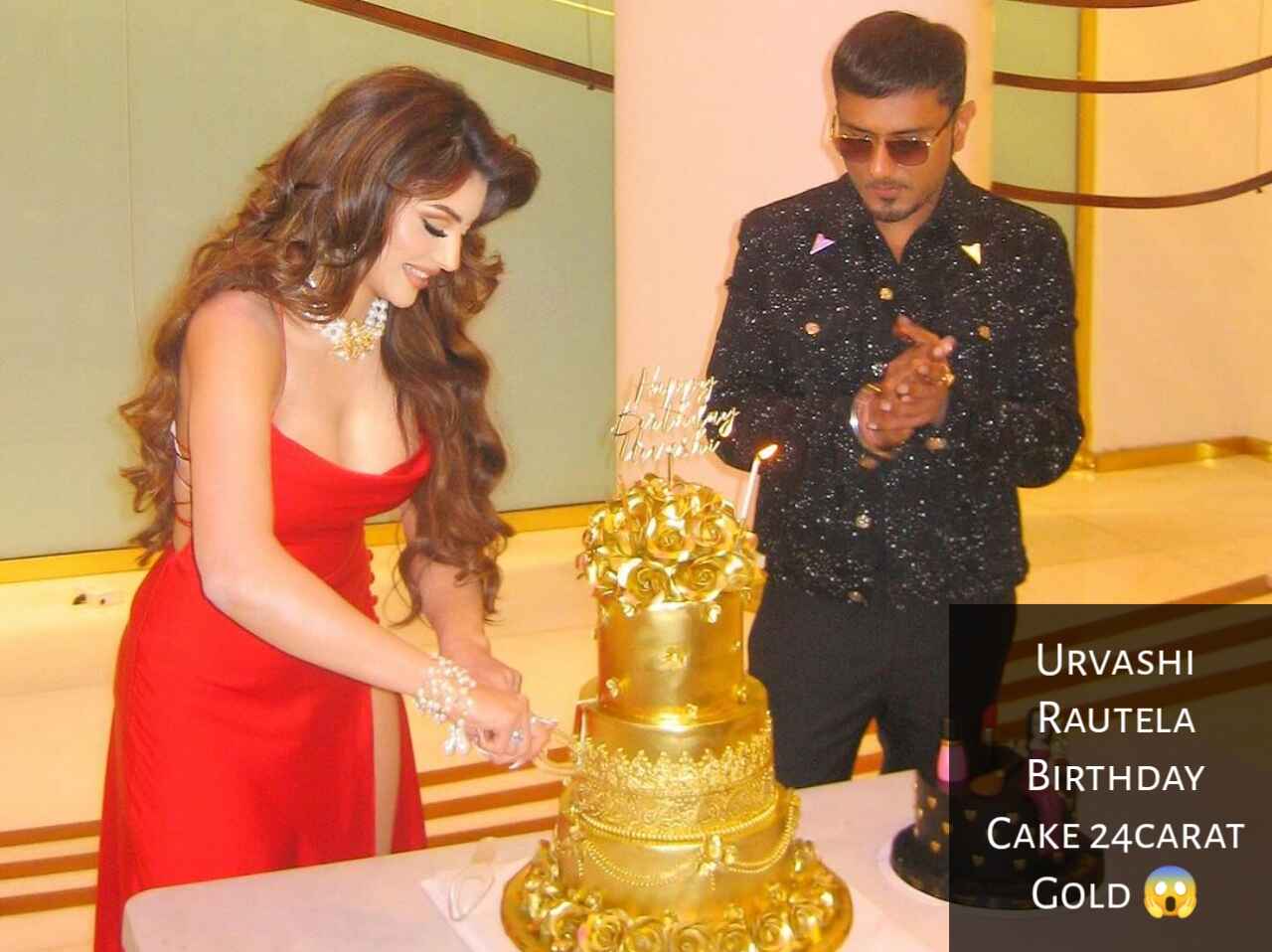 Urvashi Rautela birthday Cake