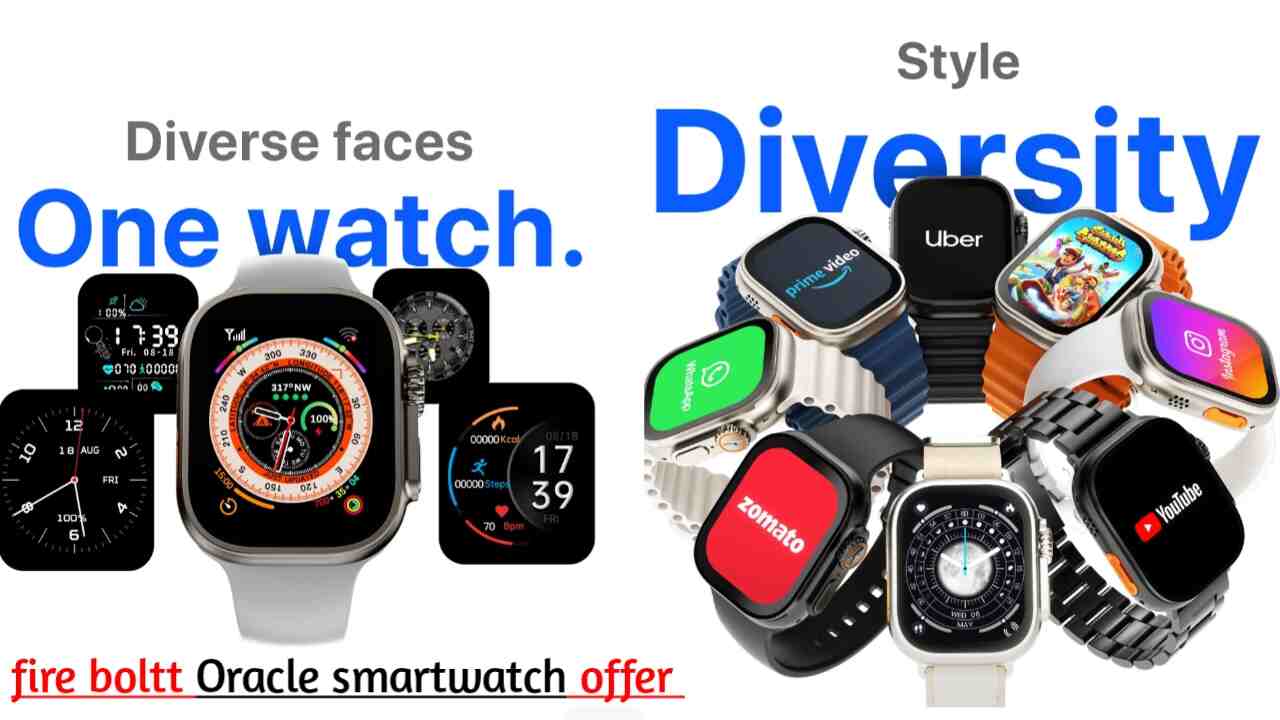 Fire boltt Oracle smartwatch