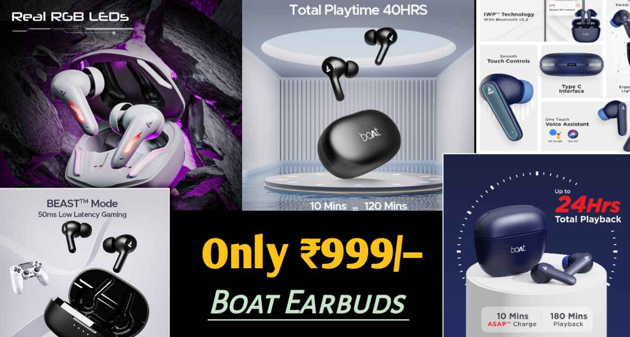 Boat earbuds under 1000