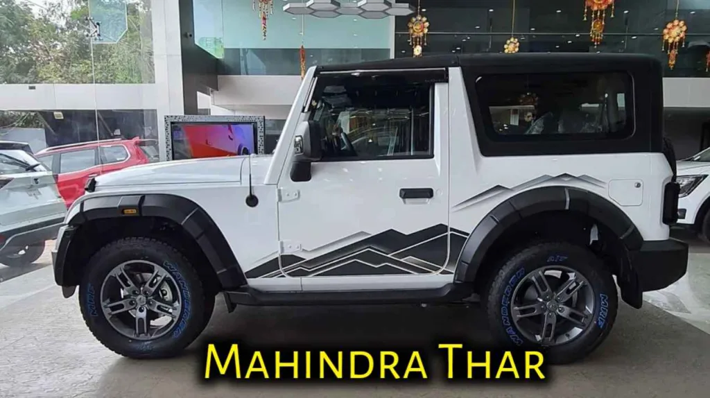 Mahindra Thar top model 